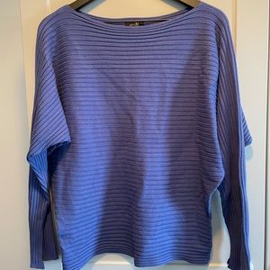 Boat neck sweatshirt